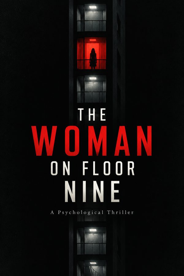 Обложка «The Woman on Floor Nine», создана в AI Studio